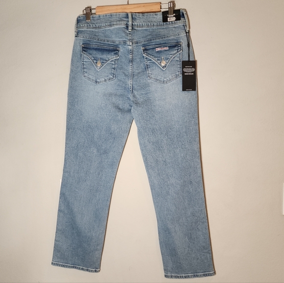 NWT Hudson Jeans Flap Pocket Stretch Denim Jeans Women's Size 12 28" Inseam - Picture 2 of 16